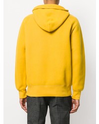 Sacai Cut Up Slogan Hoodie