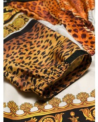 Versace Leopard Baroque Print Hoodie