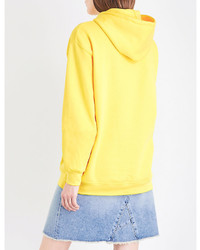 Wasted Paris Yellow London Cotton Jersey Hoody