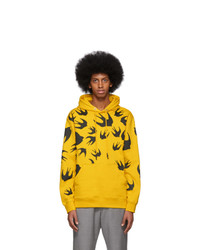 McQ Alexander McQueen Yellow Swallow Hoodie