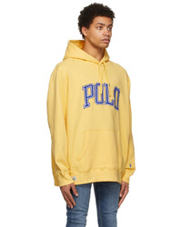 Polo Ralph Lauren Yellow The Rl Logo Hoodie