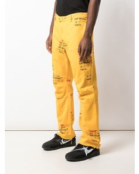 Off-White Off Printed Jeans