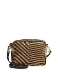 Clare V. Midi Sac Disco Stripe Leather Crossbody Bag