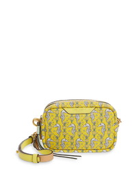 Women's Yellow Leather Crossbody Bags by Tory Burch | Lookastic