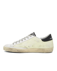 Golden Goose Yellow And White Sneakers