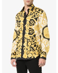 Versace Baroque Print Cotton Shirt