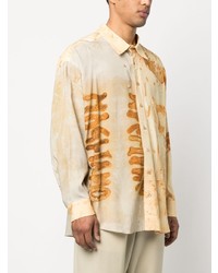 Magliano Rusty Graphic Print Twisted Shirt