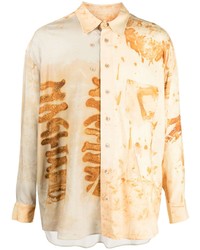 Magliano Rusty Graphic Print Twisted Shirt