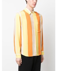 Sandro Stripe Print Long Sleeve Shirt