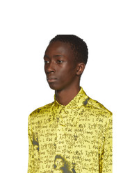 Sankuanz Yellow Graffiti Shirt