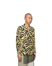 Kidill Yellow Zebra Aloha Shirt