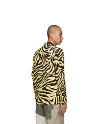 Kidill Yellow Zebra Aloha Shirt