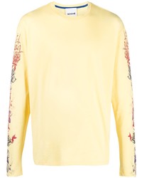 Koché Floral Print Cotton T Shirt