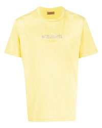 Missoni Logo Print Detail T Shirt