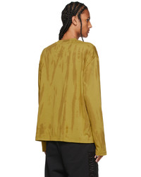 A-Cold-Wall* Yellow Erosion Long Sleeve T Shirt