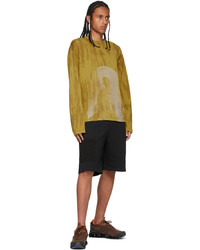 A-Cold-Wall* Yellow Erosion Long Sleeve T Shirt