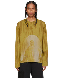A-Cold-Wall* Yellow Erosion Long Sleeve T Shirt