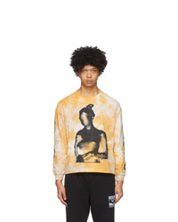 Perks And Mini Yellow Tie Dye Oversized Dna Long Sleeve T Shirt