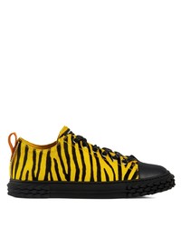 Giuseppe Zanotti Blabber Zebra Print Sneakers