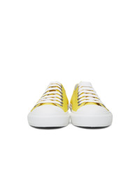 Burberry Yellow Larkhall Sneakers