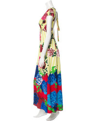 Marc Jacobs Floral Print Maxi Dress