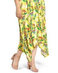 Melissa McCarthy Plus Size Seven7 Print Jersey Maxi Dress