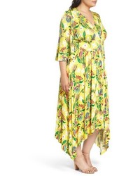 Melissa McCarthy Plus Size Seven7 Print Jersey Maxi Dress