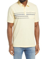 TravisMathew From The Top Rope Slim Fit Short Sleeve Polo