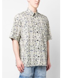 MARANT Graphic Print Cotton Shirt