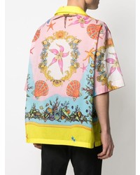 Versace Starfish Print Cotton Shirt