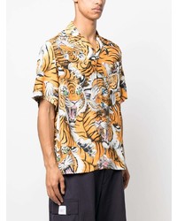 Wacko Maria Tiger Print Short Sleeve Shirt