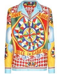 Dolce & Gabbana Carretto Twill Silk Shirt