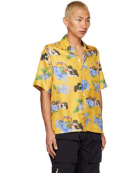 Rhude Yellow Printed Shirt