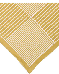 Burberry Prorsum Striped Silk Scarf
