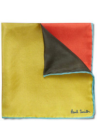 Paul Smith Shoes Accessories Printed Silk Pocket Square