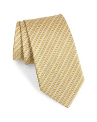 Salvatore Ferragamo Gancio Stripe Silk Tie