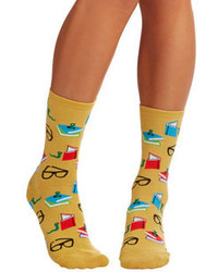 Socksmith Curl Up With A Good Bookworm Socks