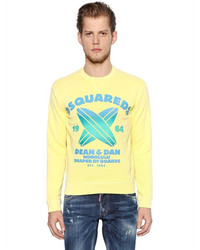 DSQUARED2 Surf Printed Cotton Sweatshirt