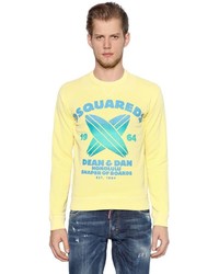 DSQUARED2 Surf Printed Cotton Sweatshirt
