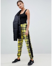 ASOS DESIGN Joggers In Check With