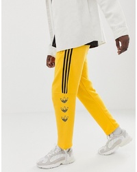 adidas Originals Trefoil Stripe Joggers Dv3149 Yellow