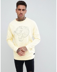 Just Junkies Tiger Embroidery Sweatshirt