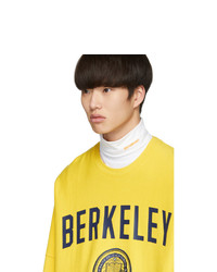 Calvin Klein 205W39nyc Yellow Berkeley Edition University Sweatshirt