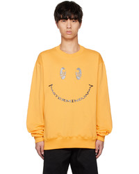 Mastermind Japan Yellow Graphic Sweatshirt