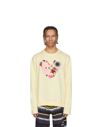 Kenzo Yellow Limited Edition Valentines Day Lucky Star Sweatshirt
