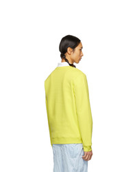 A.P.C. Yellow No Fun Sweatshirt