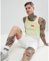 Ellesse Figueral Dip Fade Vest In Yellow