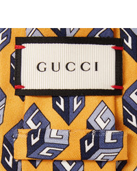 Gucci 7cm Printed Silk Twill Tie