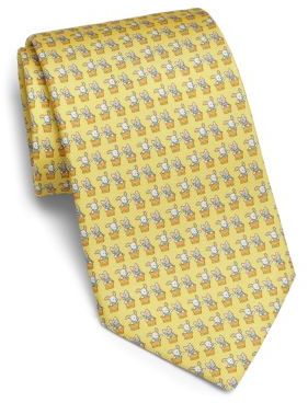 dog print tie