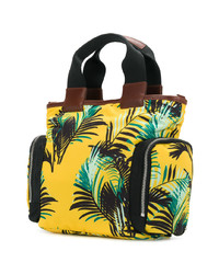 Sonia Rykiel Palm Print North South Tote Bag